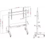 VISION VFM-F15M Motorized Display Floor Stand Cart for 40-86 inch Screens, VESA up to 800x600, Height Adjustment 400mm, Black