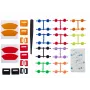 Asetek SimSports Colour Kit for Forte Pedals - Brake Elastomers & Throttle Springs