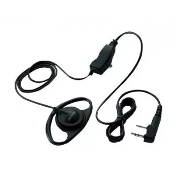 Kenwood EMC-7 Headset - Clip-On - Wired - Black