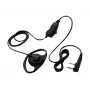 Kenwood EMC-7 Headset - Clip-On - Wired - Black