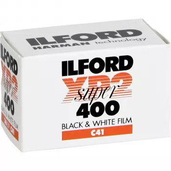 Ilford XP2 Super 135/36 Black & White Film (35mm, 36 Exposures, ISO 400)