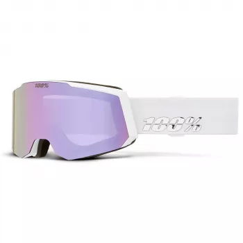 100% Snowcraft S Goggle White HiPER Lavender Mirror