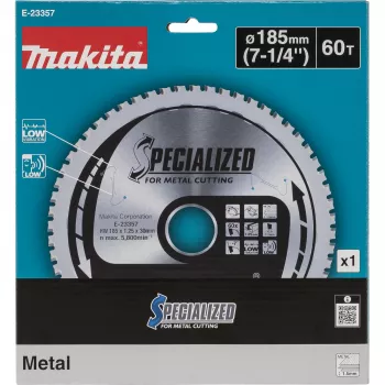 Makita E-23357 HM Metal Saw Blade 185x30x60Z