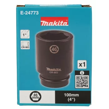 Makita E-24773 Impact Socket 1 inch, 46 mm, 100 mm Long