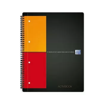 ELBA Activebook Notebook A4 Squared Black 80 Sheets