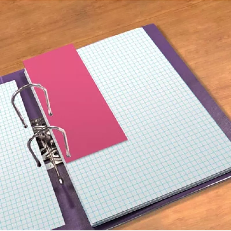 ELBA Oxford Duo Divider Strips 240x105 mm, Pink, 160 g/m2