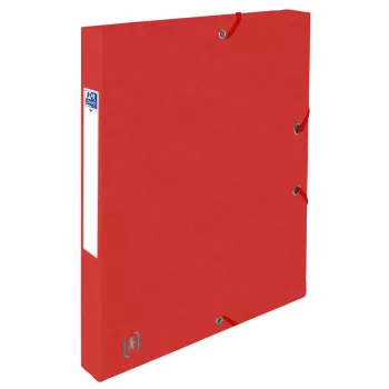 Oxford TOP FILE+ Document Box A4 2.5 cm Red