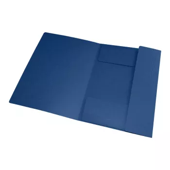Oxford TOP FILE+ Elasticated Folder A4 3 Flaps Dark Blue 400116325