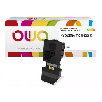 Armor OWA Compatible Toner Cartridge for Kyocera TK-5430K Black 1,250 Pages Remanufactured