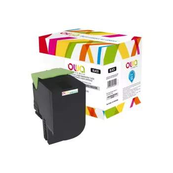 Armor OWA - Black - Compatible - Remanufactured - Toner Cartridge (Alternative to Lexmark 80C2SK0)