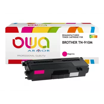 ARMOR OWA Toner Cartridge Compatible with Brother TN-910M Magenta (9,000 Pages)