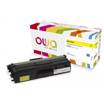 ARMOR OWA Toner Compatible with Brother TN-910Y Yellow (9,000 Pages)