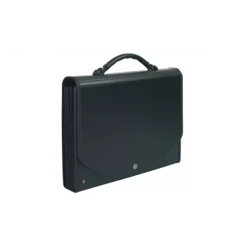 Exacompta 55934E Polypropylene Document Folder A4 Black 25 mm Capacity Elastic Band