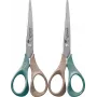 Maped Smiling Planet Left-Handed Scissors 160 mm Rounded Tip Ergonomic 3D Grips 50% Recycled Plastic