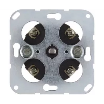 Hager WDE2041 Mechanical Timer Switch 2-Pole 120 min Flush-Mounted Insert
