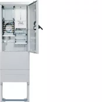Hager ZAS205BD15A Meter Connection Column 205 Base 1 Meter 3 NH Fuse Carriers 5-Pole + APZ Space