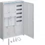 Hager ZB33ET225W1 Universal Cabinet 800x205x1100 mm Surface-Mounted IP44 Traffic White RAL 9010 3 Fields