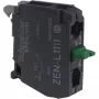 Schneider Electric ZENL1111 Harmony XALD/XALK Empty Control Station Enclosure, 1 Cut-out, Polycarbonate, Light Grey/Yellow, IP66/IP67/IP69/IP69K