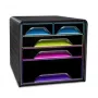 CEP Office Solution Smoove Desktop Drawer Unit A4 5 Drawers White/Multicolour Transparent