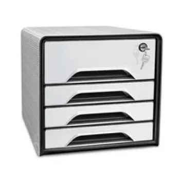 CEP Office Solution Smoove 7-311S Drawer Box White/Black