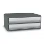 CEP Office Solution MoovUp Drawer Box Light Grey DIN A4 Landscape with 2 Drawers