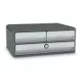 CEP Office Solution MoovUp Drawer Unit with Lock Light Grey DIN A4 Landscape DIN A5 Landscape 3 Drawers