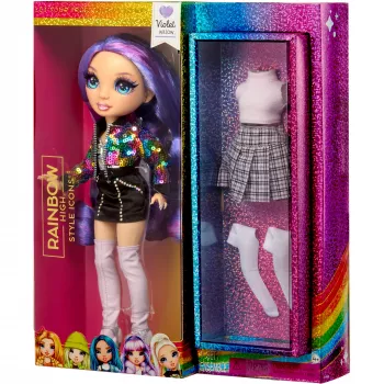 MGA Rainbow High Violet Willow Fashion Doll with 2 Outfits and Accessories
