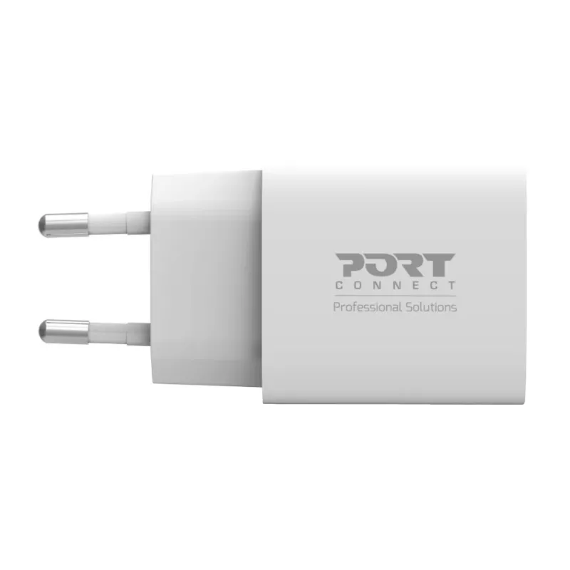 PORT Designs PORT Connect Wall Charger 20W USB-C PD with Carrying Pouch White