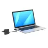 PORT Designs GaN 65W USB-C Power Supply - Universal Wall Charger - EU Plug - Black
