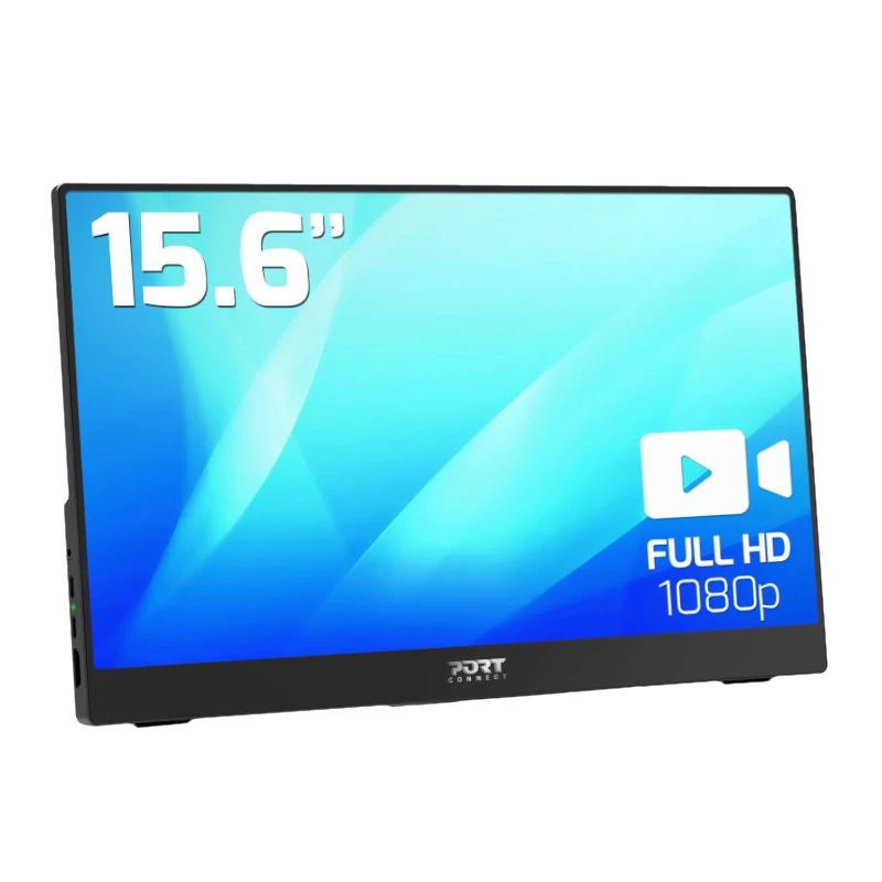 PORT Designs PORT Connect 15.6 inch Portable IPS Monitor - Full HD 1920x1080 - USB-C & Mini HDMI