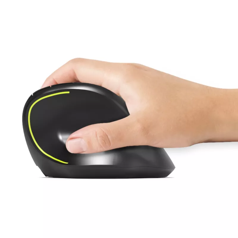 PORT Designs ERGO 2.4 GHz Wireless Bluetooth Rechargeable Mouse - 1600 DPI