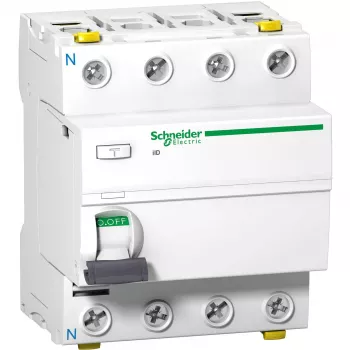 APC Schneider Electric A9Z21463 Residual Current Circuit Breaker RCCB Type A 4P 63A 30mA 380-415V AC IP20
