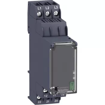 APC Schneider Electric RM22TG20 - Phase Control Relay, 3-Phase, 208-480 V AC, 2 C/O, 8 A, DIN Rail
