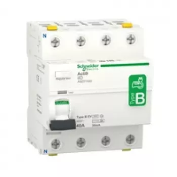 Schneider Electric A9Z51440 Residual Current Device 4P 40A Type B-EV for EV Charging Stations