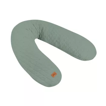 Beaba Big Flopsy Maternity & Nursing Pillow Fleur de Coton Sage Green