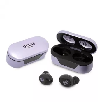 Guess GUTWST31EU True Wireless Stereo Bluetooth 5.3 Earbuds with Charging Case - Purple