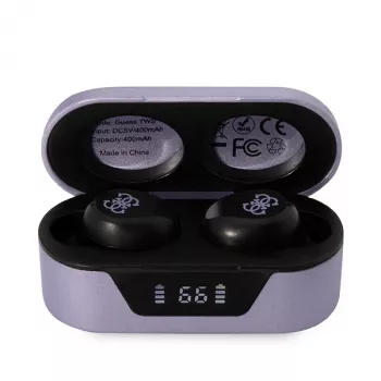 Guess GUTWST31EU True Wireless Stereo Bluetooth 5.3 Earbuds with Charging Case - Purple