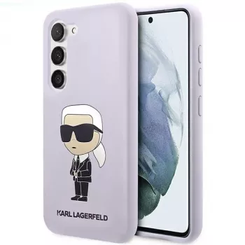 Karl Lagerfeld Ikonik Silicone Case for Samsung Galaxy S23+ (SM-S916) - Purple