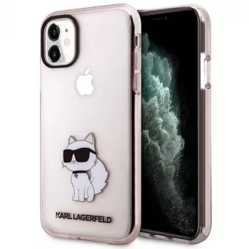 Karl Lagerfeld Ikonik Choupette Hard Case for iPhone 11 / XR 6.1 inch - Pink