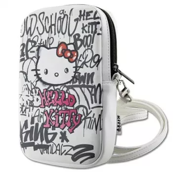 Hello Kitty Shoulder Bag Graffiti Kitty Head White