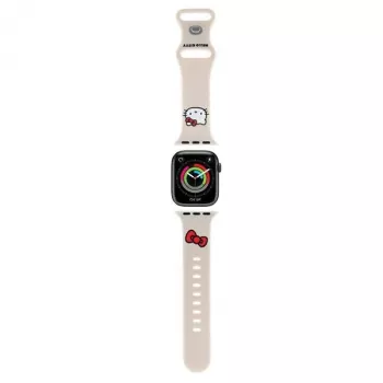 Hello Kitty HKAWMSCHBLE Silicone Strap for Apple Watch 38/40/41mm - Beige