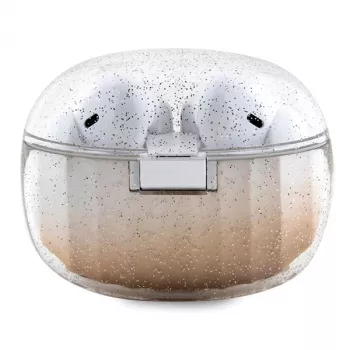 Guess Glitter Gradient Bluetooth TWS Earbuds with Charging Case (Gold)