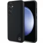 Mercedes-Benz MEHMS24S23RBGVK S24 S921 Black Hardcase Leather Debossed Line MagSafe for Samsung Galaxy S24