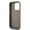 DKNY DKHMP15XPSOSPW Hardcase Leather Printed Pattern Metal Logo MagSafe for iPhone 15 Pro Max 6.7 inch Brown