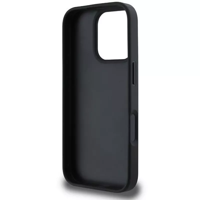 DKNY DKHCP16LPCPTSSK Hard Case for Apple iPhone 16 Pro 6.3 inch Black Checkered Pattern & Printed Stripes