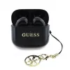 Guess Glossy Effect Printed Classic Logo & Charm TWS Bluetooth Earbuds with Charging Case (Black)
