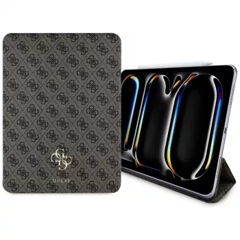 Guess GUFC13PM24PS4SGW iPad Pro 13 M4 2024 / M5 2025 Brown Magnetic 4G Big Logo Folio Case