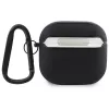 Mercedes-Benz MEA4CSLBK AirPods 4 Cover Black Leather Metal Logo