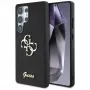 Guess Fixed Glitter Big 4G Metal Logo Case for Samsung Galaxy S25 Ultra (Black)