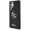 Guess Fixed Glitter Big 4G Metal Logo Case for Samsung Galaxy S25 Ultra (Black)